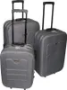 Kofferset 3tlg EVA Polyester Reisekofferset silbergrau Produktbild-Vorschau 2