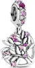 Pandora People Charm Anhänger 799153C01 Pink Heart Family Produktbild-Vorschau 1