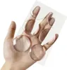 Butoir de porte en silicone Autocollant Transparent Montage Voir les images du produit 3