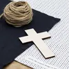 Creative Deco 10 x Dünne Kreuz-Anhängers aus Sperr-Holz | Produktbild-Vorschau 5