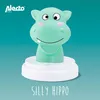 Alecto SILLY HIPPO - LED-Nachtlicht, Nilpferd, blau Produktbild-Vorschau 2