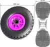 2x PolyurethanRad 260x85 mm zentrierte Nabe Ø 20 mm pink Produktbild-Vorschau 5