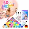 30 couleurs, 6 poudres lumineuses, kit de loisirs créatifs, Voir les images du produit 1
