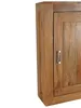 Moderner Bad Hängeschrank Massivholz Teak Braun 60x42x15 cm Produktbild-Vorschau 3