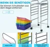 COSTWAY Wózek łazienkowy Wózek łazienkowy Szuflady Wózek Podgląd zdjęcia produktu 5