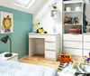 BDW Bureau de bureau avec 4 tiroirs, Gamingtisch, Blanc Voir les images du produit 3