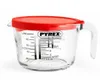 Misura Graduata Classic Pyrex Con Coperchio Lt1 Anteprima dell’immagine prodotto 2