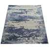 Kurzflor Teppich Used Look Ornamentale Muster Jeansblau Produktbild-Vorschau 4