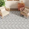 vidaXL Dywanik zewnętrzny ARAKIL szary 190x290 cm PP Podgląd zdjęcia produktu 3