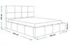 Polsterbett 200x200 Latis mit Bettkasten, Metall Lattenrost Produktbild-Vorschau 4