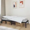 Kovový rám postele černý 80 x 200 cm Náhled obrázku produktu 2