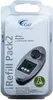 The image shows the packaging of a GoTest refill pack, which contains a handheld device. Produktbild-Vorschau