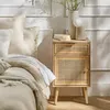 CALICOSY - Table de chevet avec cannage en rotin naturel - Voir les images du produit 2