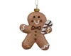 Christbaumschmuck Kunststoff 10cm Lebkuchenmann Figur Braun Produktbild-Vorschau 1