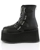 DAMNED-105 Damen Booties von DemoniaCult, Schwarz  , EU 39, Produktbild-Vorschau 3