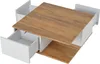 Sweiko 70 x 70 x 31.5cm Table basse à 3 tiroirs,table basse Voir les images du produit 18