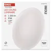 LED přisazené svítidlo FIONI, kruhové bílé 12W neutrální b., IP44 Náhled obrázku produktu