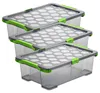 Rotho 3er Set Aufbewahrungsbox 30L Evo Total Protection - Produktbild-Vorschau 1