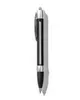 A black pen with silver accents is shown against a white background. Produktbild-Vorschau
