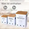 Homefortune 3er Set Kartoffel Aufbewahrungsbox – Produktbild-Vorschau 8