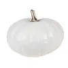 Clayre & Eef Décoration Citrouille Ø 17x13 cm Blanc Voir les images du produit 1