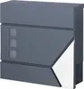Wiltec Designer Briefkasten V48 Anthrazit und Edelstahl 370 Produktbild-Vorschau 3