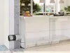 A cutaway view of a kitchen island showing an air vent system installed within the wall and the island. Anteprima dell’immagine prodotto