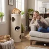 Fudajo Forest Kratztonne weiß-cremefarben Höhe 106 cm Ø 40 Produktbild-Vorschau 8