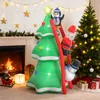 XMTECH Arbre de Noël gonflable 2,4 m avec bonhomme de Voir les images du produit 11