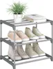 WOLTU Schuhregal schmal 3 Ebenen, Metall, für 6 Paar Produktbild-Vorschau 1