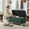 COLAMY Stoffhocker, runder Hocker mit wendbarem Produktbild-Vorschau 10