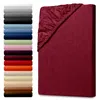 Jersey Spannbettlaken Spannbetttuch 90-100x190-200cm 100% Produktbild-Vorschau 9
