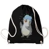 Mr. & Mrs. Panda Säckchen Pinguin Duschen - Schwarz - Produktbild-Vorschau 3