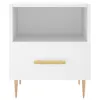 vidaXL Stolik nocny biały 40x35x47,5 cm materiał Podgląd zdjęcia produktu 4