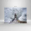 Bilder auf glas - Einteilig - Laterne Meer Sturm - 100x70cm Produktbild-Vorschau 3
