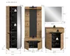 Garderobeset Canu 1 | Basaltgrijs / Artisan | 5-delig, Productafbeelding-voorbeeld 4