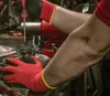12 Paar Arbeitshandschuhe Gr. 9 Latex beschichtet Late Red Produktbild-Vorschau 5