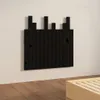 Wand-Kopfteil Schwarz 82,5x3x80 cm Massivholz Kiefer Produktbild-Vorschau 4