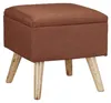 relaxdays 10029605_93 relaxdays   Hocker mit Stauraum braun Voir les images du produit 10