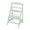 A mint green wooden high chair is shown against a white background. Náhled obrázku produktu