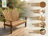 2-Sitzer Adirondack Gartenbank aus Akazienholz, ca. 125 x Produktbild-Vorschau 1
