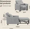 Bealife AR24 Sofa-Bett, 3-in-1 konvertierbares Stuhl-Bett, Produktbild-Vorschau 7
