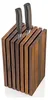 Zassenhaus Messerblock Küchenmesser Nussbaum 13 x 13 x 27 Produktbild-Vorschau 9