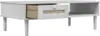 Couchtisch SENJA Rattan-Optik Weiß 100x55x33 cm Kiefernholz Produktbild-Vorschau 6