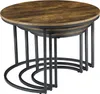 Ensemble de tables basses Arvidsjaur 3pcs Tables de salon Voir les images du produit 6