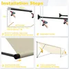 TWOLIIN markýza proti slunci 350x143cm, stínění balkonů z Náhled obrázku produktu 5