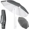 KINGSLEEVE® Ombrellone Spiaggia 180cm UV50+ Inclinabile Anteprima dell’immagine prodotto 1