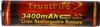 Trustfire 18650 3400mAh 3,6V - 3,7V 68,9x18,41mm PCB Produktbild-Vorschau 4