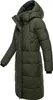 Marikoo Damen Wintermantel lang Mantel Steppjacke Parka Produktbild-Vorschau 6