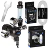 A collection of aquarium CO2 system components laid out on a white background. Podgląd zdjęcia produktu